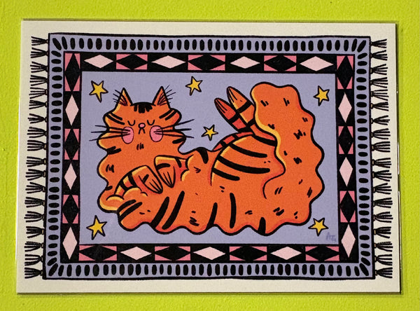 CAT NAP Print by OK Artist Austyn Draws
