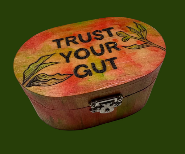 TRUST YOUR GUT Box by OK Artist Impermanent State