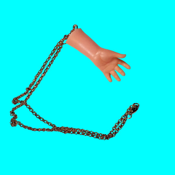 Vintage Doll Hand Necklace by OK Artist Amelies's Anomalies
