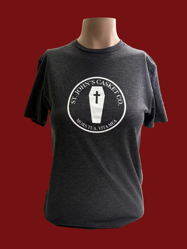 St. Johns Casket Co. T-Shirts by FO Artist Hugh Meade