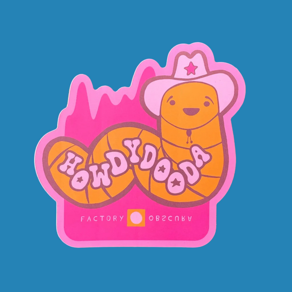 Howdy-Doo-Da Sticker