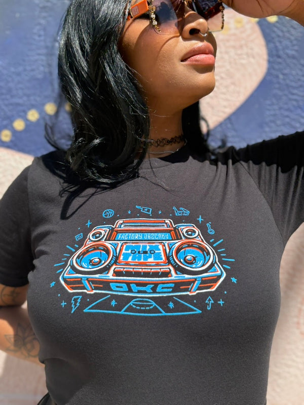 Black BOOMBOX THUNDER T-Shirt