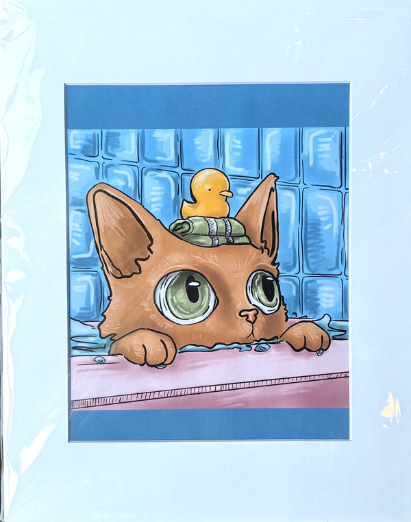 BATH TIME Print by FO Artist Aztrid Moan