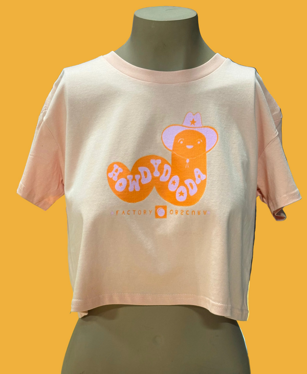 HOWDY DOODA! Pink Crop Top