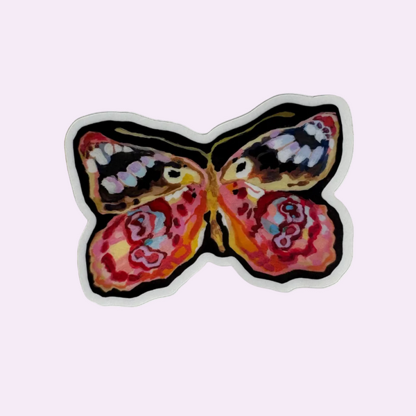 Amelia Purplewing Butterfly Sticker by OK Artist Snotlobster