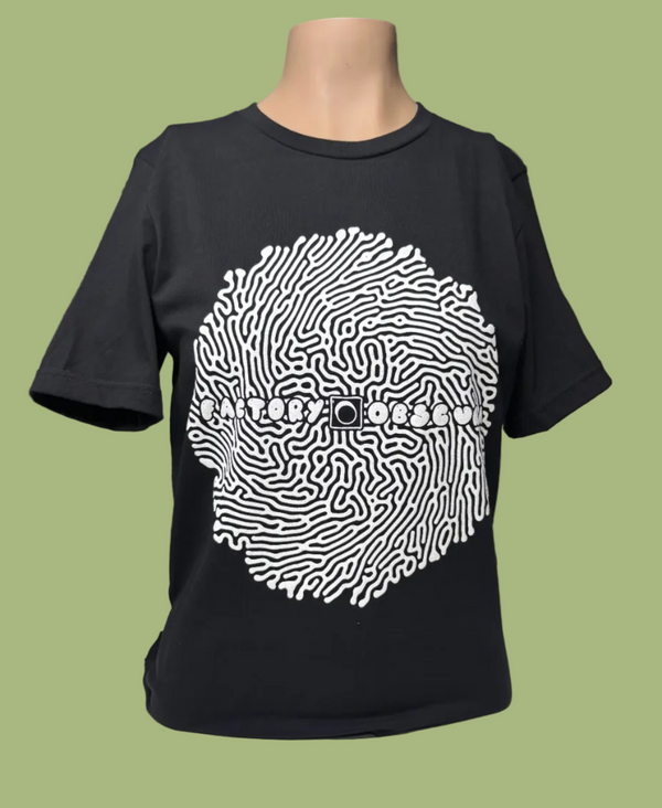 Factory Obscura "Finger Print" Black T-Shirt
