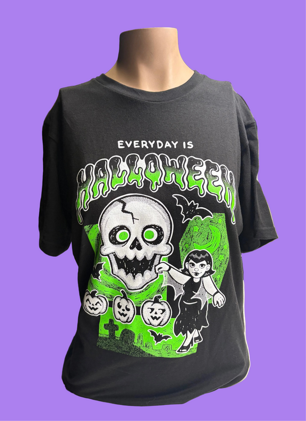 EVERYDAY IS HALLOWEEN T-Shirt by OK Artist Nikki Simmons