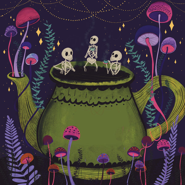 10 x 10 TEATIME Print by FO Artist Meg Carlile
