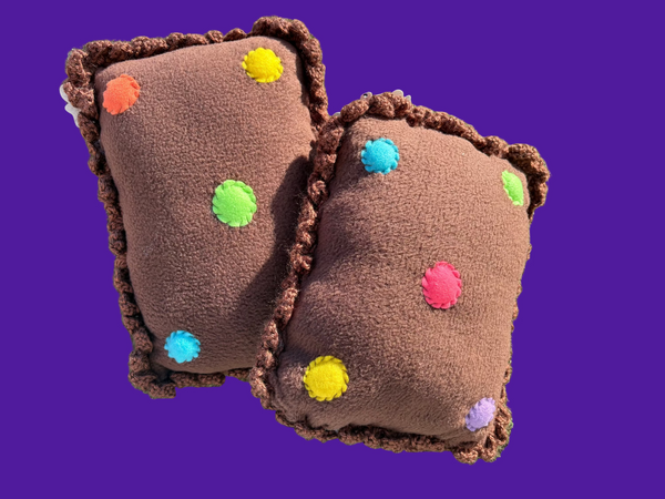 Handmade Brownie Pillow by FO Artist Skelley Queen