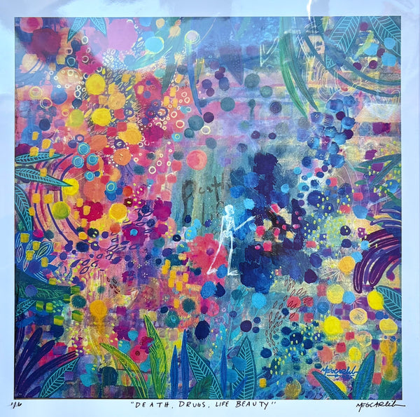 DEATH, LIFE, BEAUTY 11 x 14 Print by FO Artist Meg Carlile