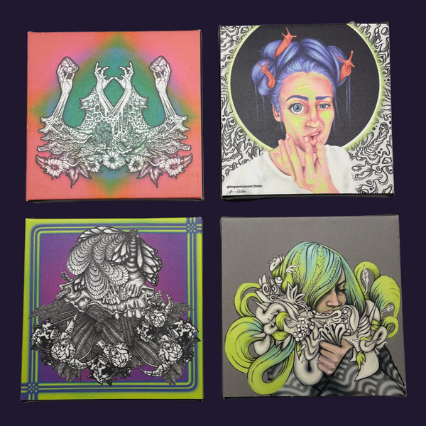 8 x 8 Painting Prints On Canvas by OK Artist Impermanent State