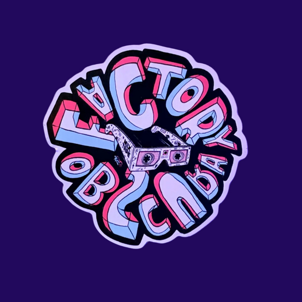 Circular Factory Obscura Magnet