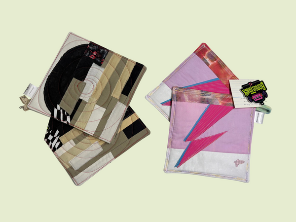 #3 Music Inspired Handmade Potholders by OK Artist Sarah Atlee