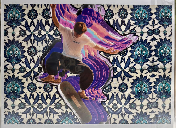 LANDING IN STYLE Print by OK Artist Dillion Thomas
