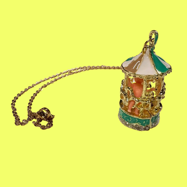 Carousel Baby Necklace by OK Artist Amelie's Anomalies