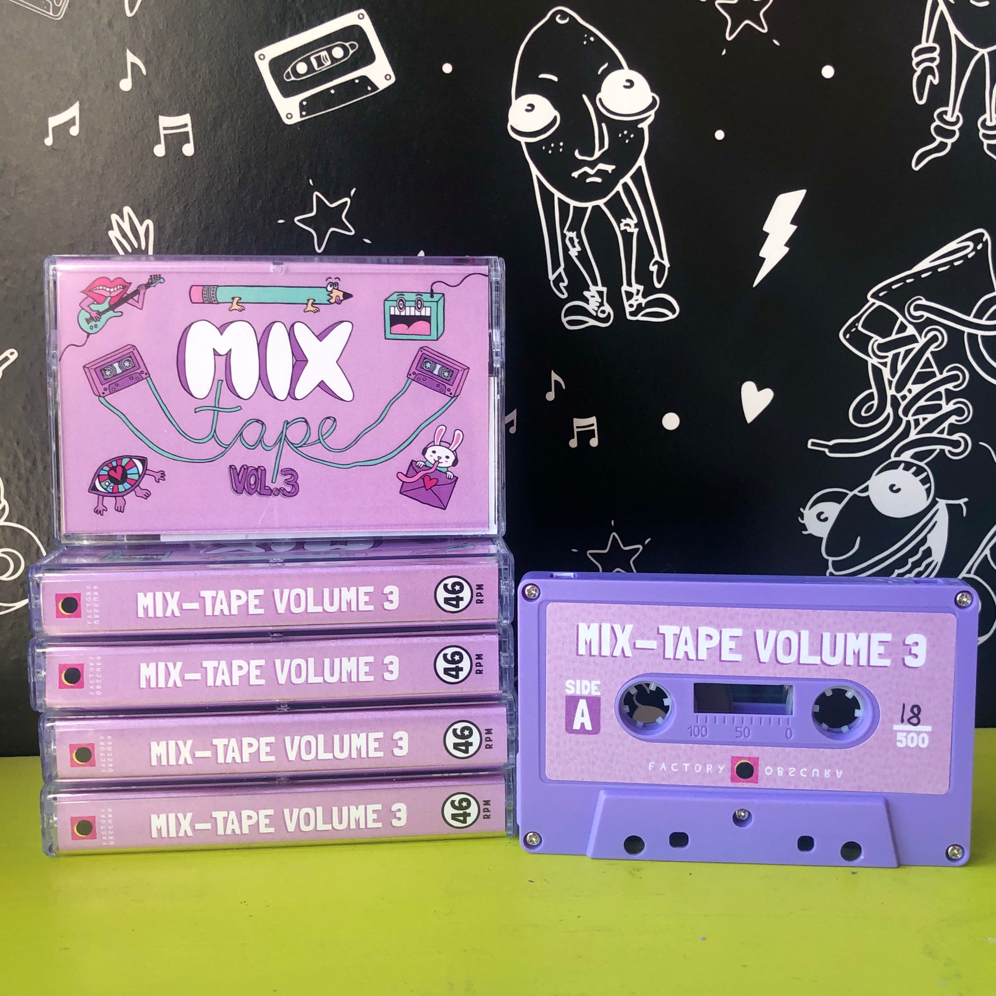 The MIX-TAPE Vol. 3 Cassette – Factory Obscura